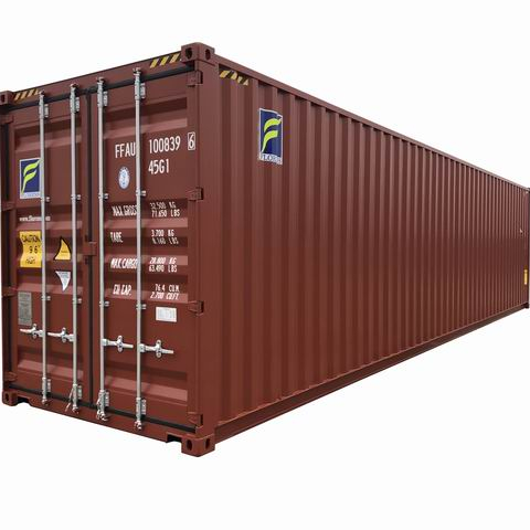 High quality corten material ISO standard plywood floor 40'HC dry container