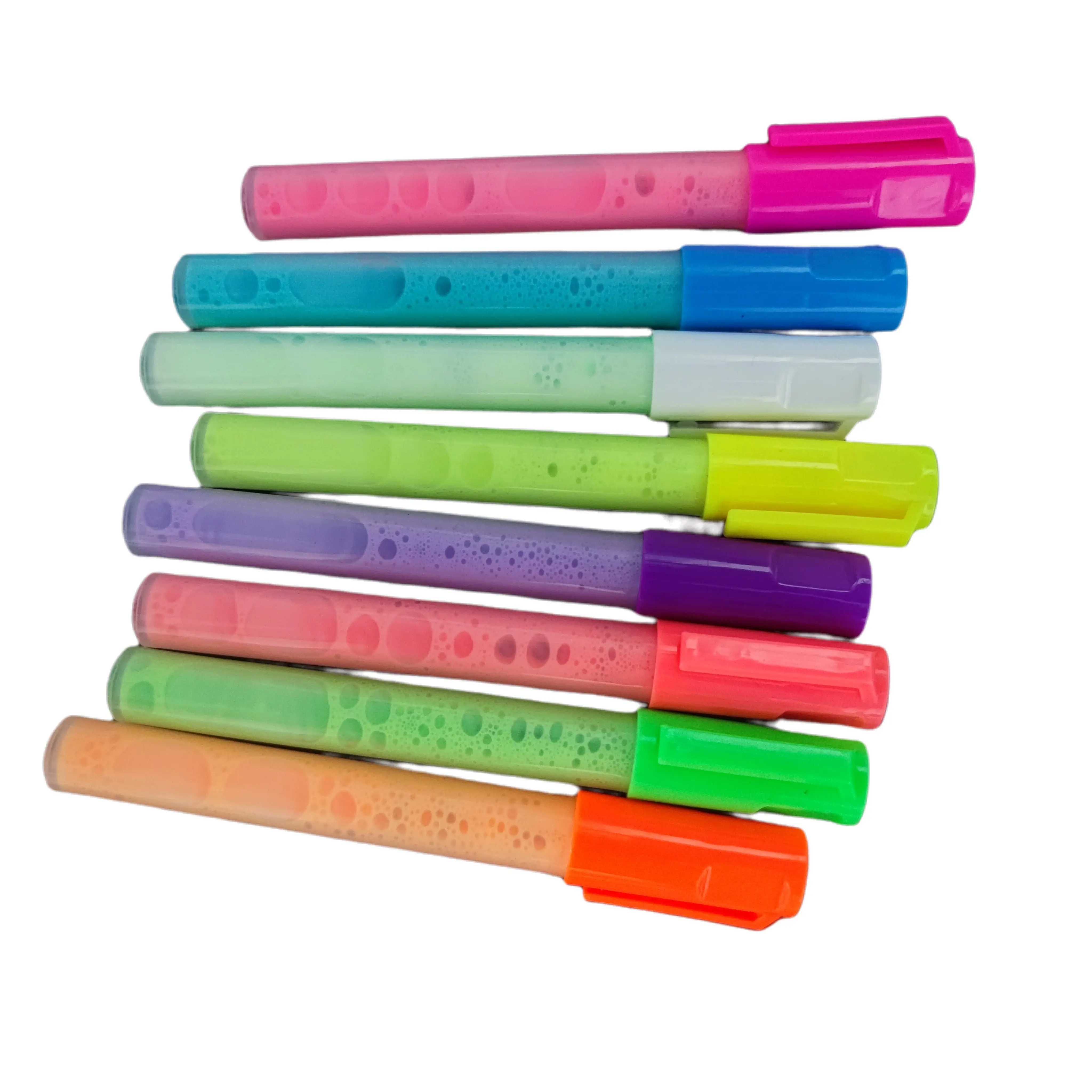 night glow ink highlighter marker multi colors luminous marker pen apply in the stone glass paper