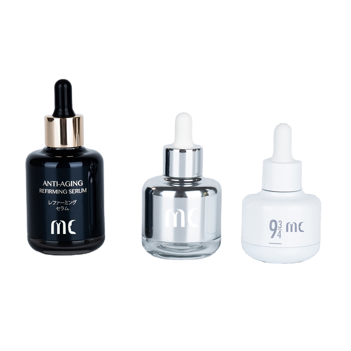 Ningbo Competitive price 30ml 50ml 60ml Glass round dropper bottle serum bottle essence bottle
