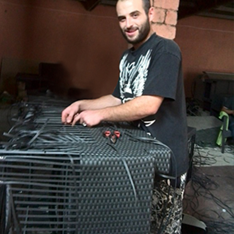 LTR Help you quick-start your Outdoor rattan furniture line with rattan material making machine and training