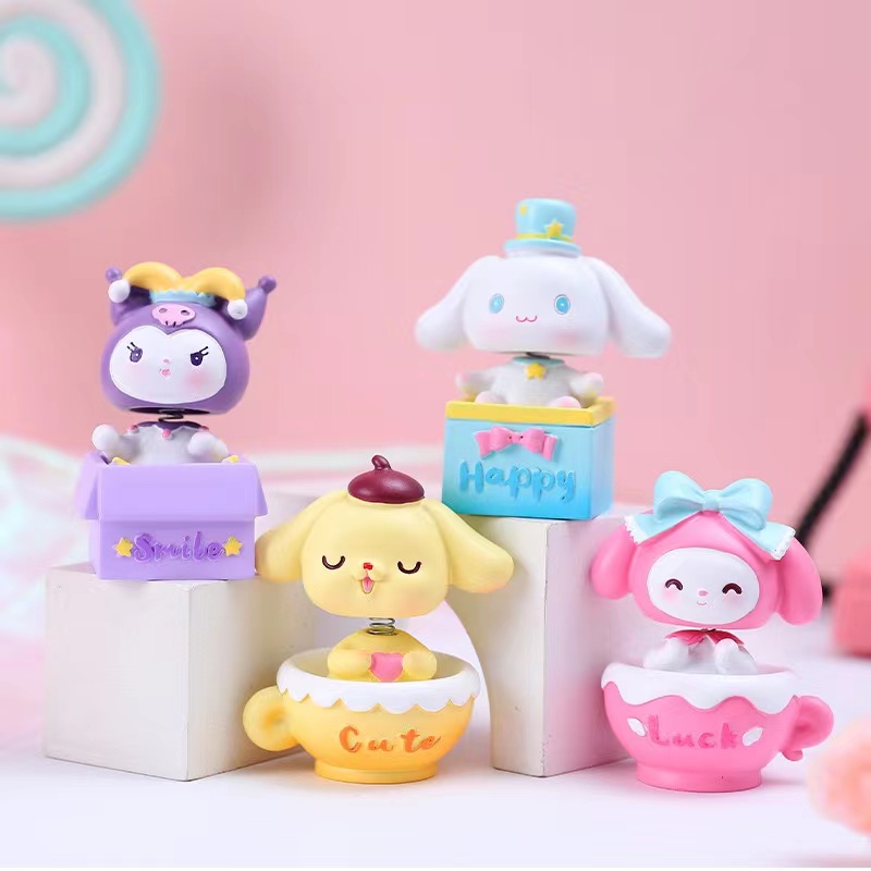 Botu оптовая продажа Sanrio карусель орнамент милый мультфильм офис Абердин Kuromi My Melody Kawaii украшение автомобиль аниме орнамент