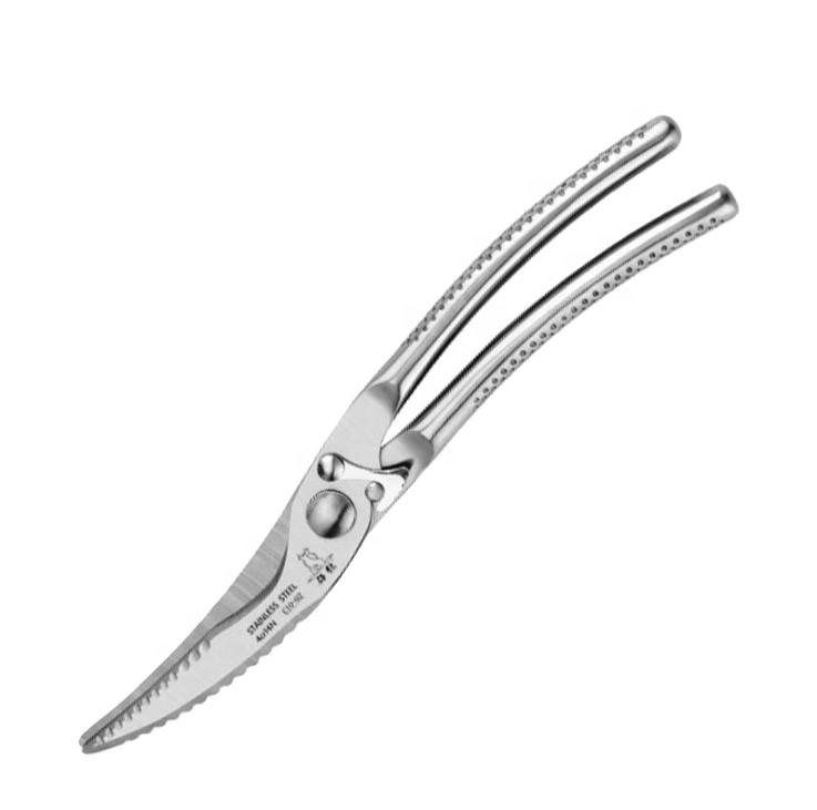 New design Multifunctional Poultry Scissors Spring-Loaded heavy duty Kitchen Shears