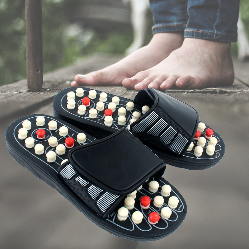 Slippers Outdoor massage slippers sole men's and women's health massage sole indoor home slippers health shoes