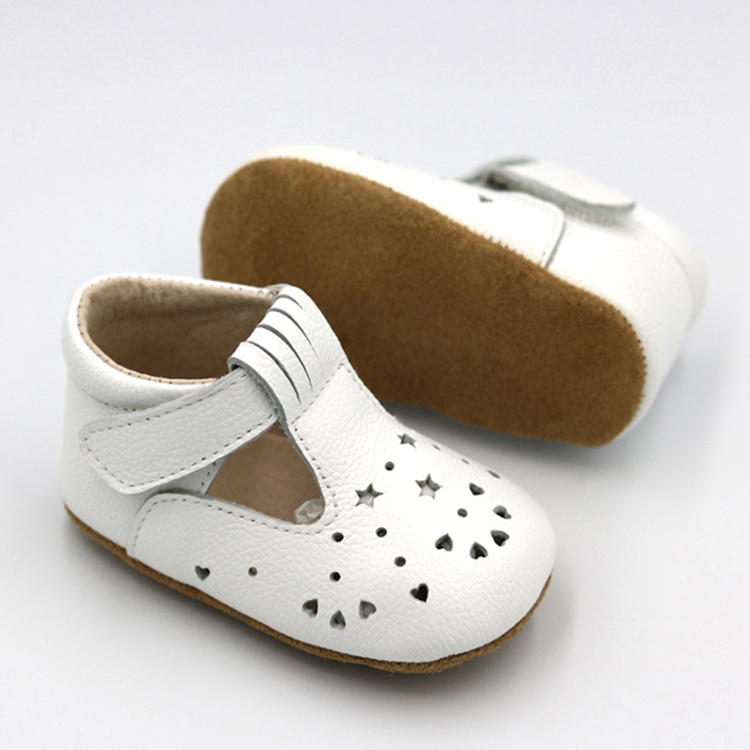 Summer Type Custom Color Genuine Leather Baby Girls Shoes 1 Pair