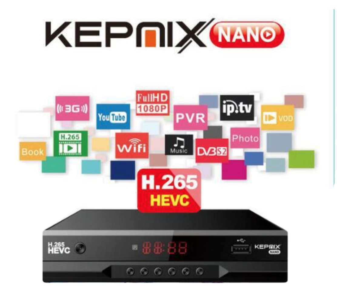 Приемник спутниковый acm кепникс нано, приемник H.265 fta с поддержкой Wi-Fi cccam newcam iptv youtube ТВ-приставка