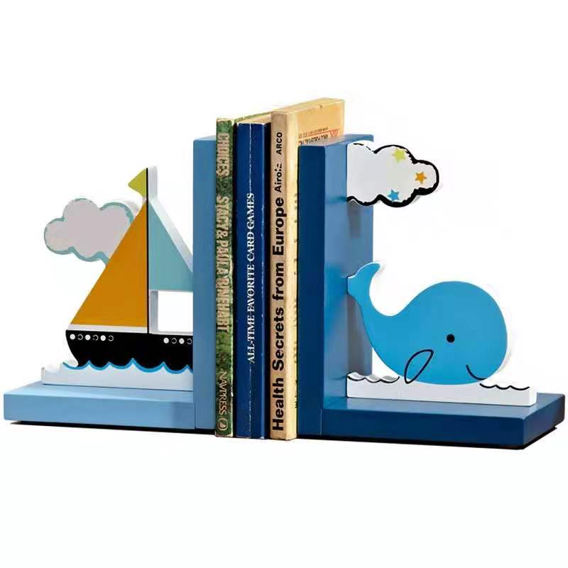 Декор детской комнаты, аксессуары для мебели, креативные настольные книжные подставки для комнаты мальчика, мультяшное украшение