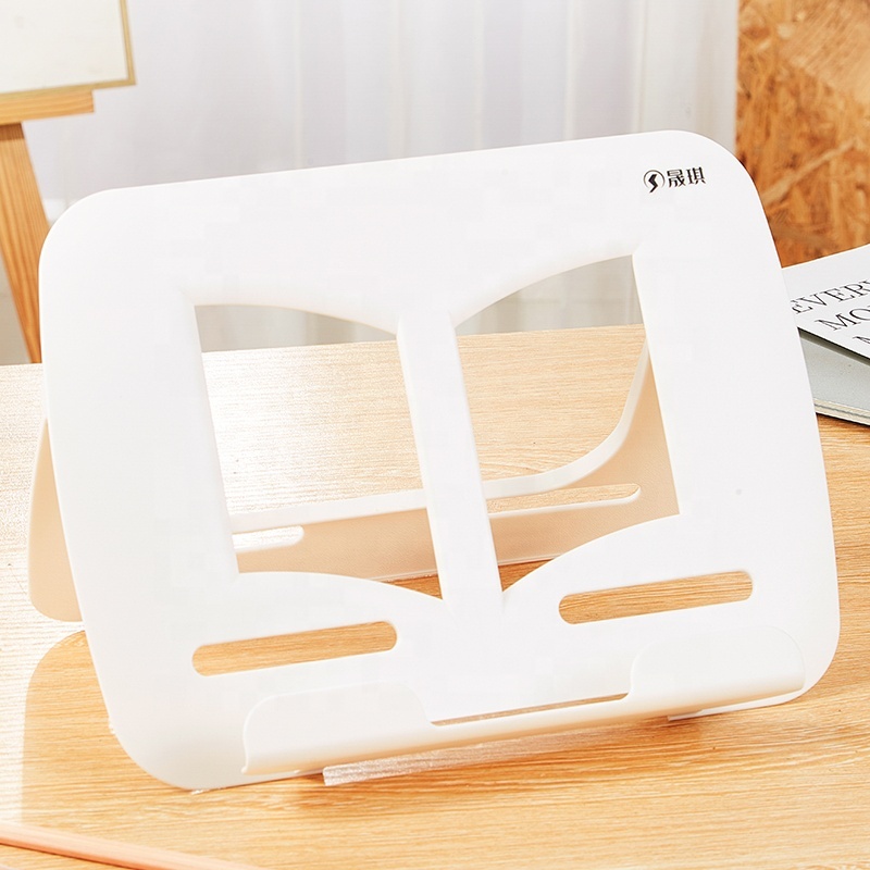 Plastic foldable book reading stand