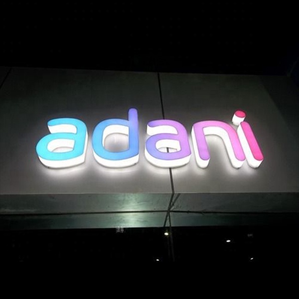 3d Led Stainless Steel Backlit Frontlit Channel Letters Sign Light Custom Led Sign Board Outdoor Advertising Wall Logo Signage
