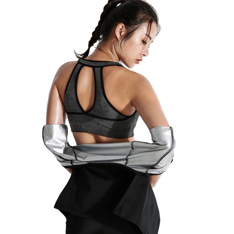 New Design Silvery Coating Women Waist Trainer Vest Slim Tank Top Corset Zipper Weight Loss Body Shaper Sweat Sauna Suits Vest