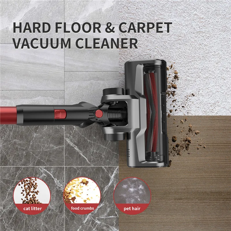 BLDC250W LJ03 Stock LANJI Factory Wireless Portable Rechargeable Aspiradora Floor Carpet Stick Vacuum Cleaner Cordless in Stock