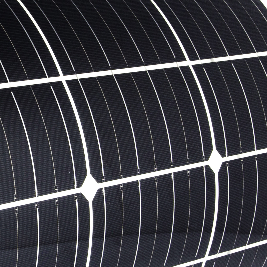 Low Price High Efficiency Full Cells Monocrystalline Perc Thin Film 115w 120w 125w 130w 190w Flexible Solar Panel