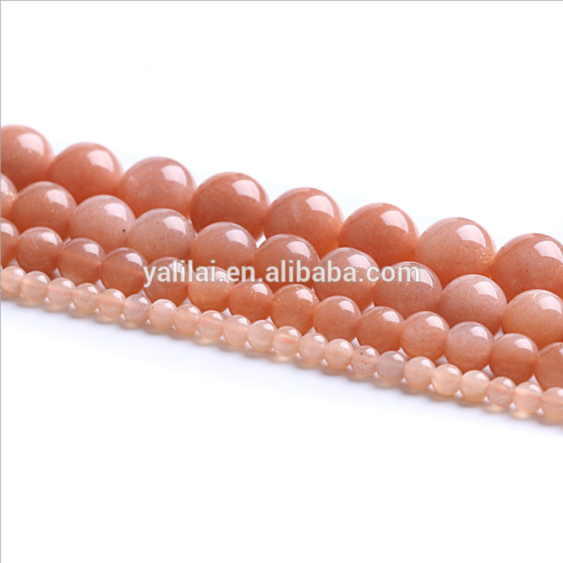 4mm Wholesale Natural Sun Stone Beads