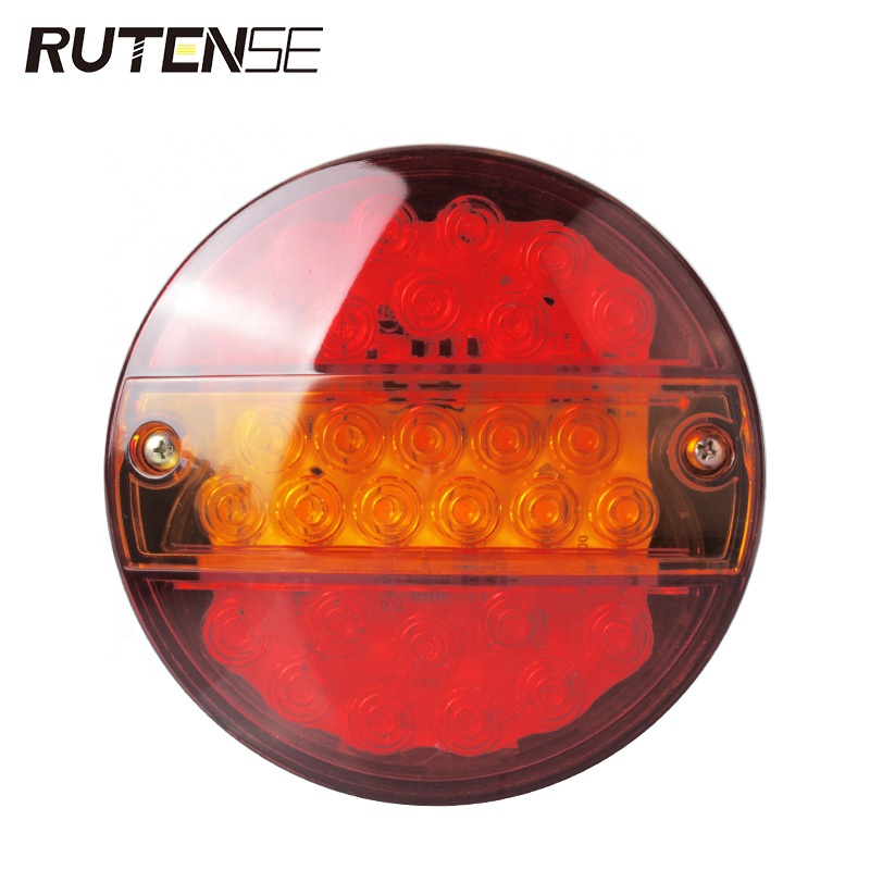 Сигнальные огни поворота RUTENSE для грузовика, 24 В, светодиодные сигнальные огни 3030, сигнальные огни для грузовика, желтые боковые габаритные огни