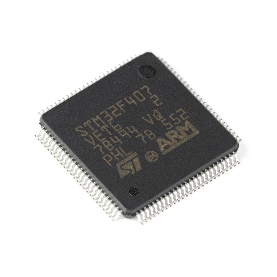 Интегральная схема STM32F407VET6 LQFP100 ARM, электронные модули памяти, компоненты STM32F407, оригинал