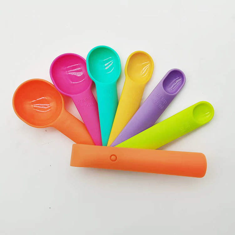 Набор из 6 пластиковых мерных ложек для кофе Rainbow Kitchen