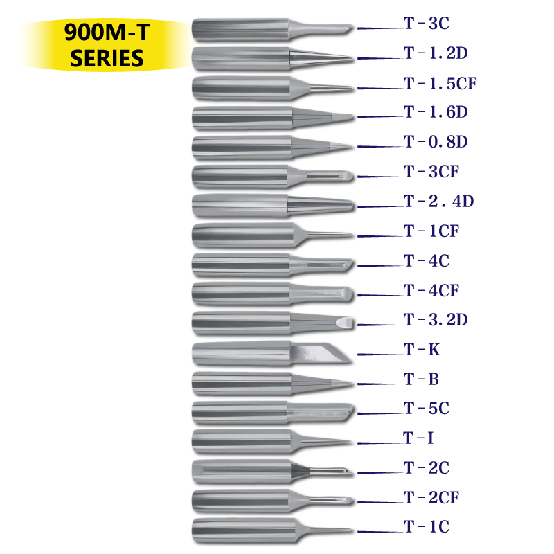 900M Constant Temperature Internal Heating Soldering Iron Tip Higher Quality Copper Material with Internal Heating Element
