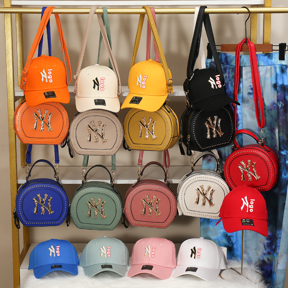 New trend ladies purse and hat set women purses and handbags ny bags women handbags luxury purses