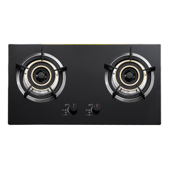 Kitchen Appliance Double Burners Gas Cookers Built in Gas Cooktop Tempered Glass 2 Hobs Kitchen appliance Gas Stove