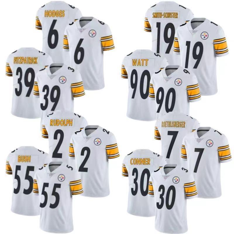 Pittsburgh American olive Jersey #6 Hodges #2 Rudolph #90 Watt jersey
