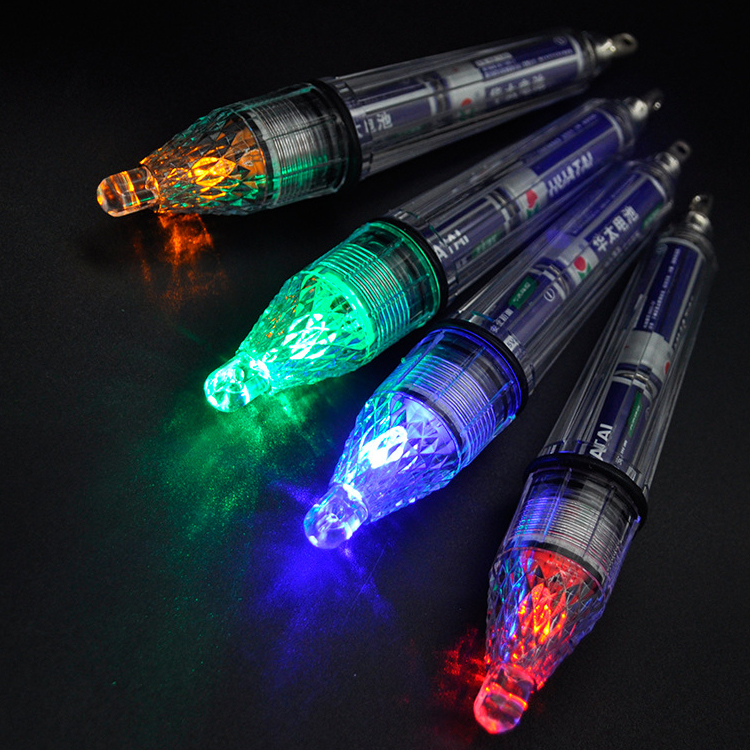 LED Fishing Light Bait Lure Deep Drop LED Green Super Waterproof Underwater Lamp Fish Tools Blinking 7 Colors