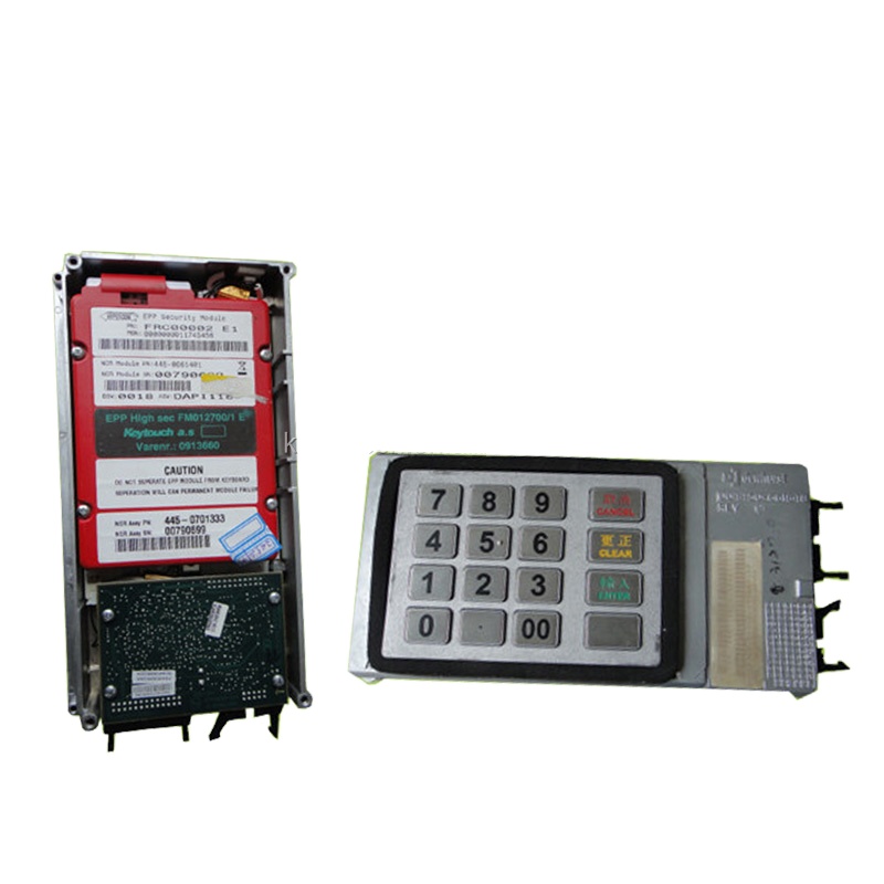 keypad 445-0701333 4450701333 NCR red ASSY EPP BAPE SECURE MODE