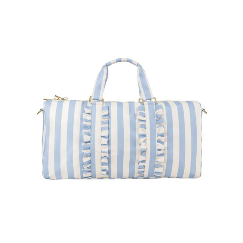 Hot Seller Weekeend Duffle Monogram Luggage Large Ruffle Nylon Zippers Custom Travel Bag