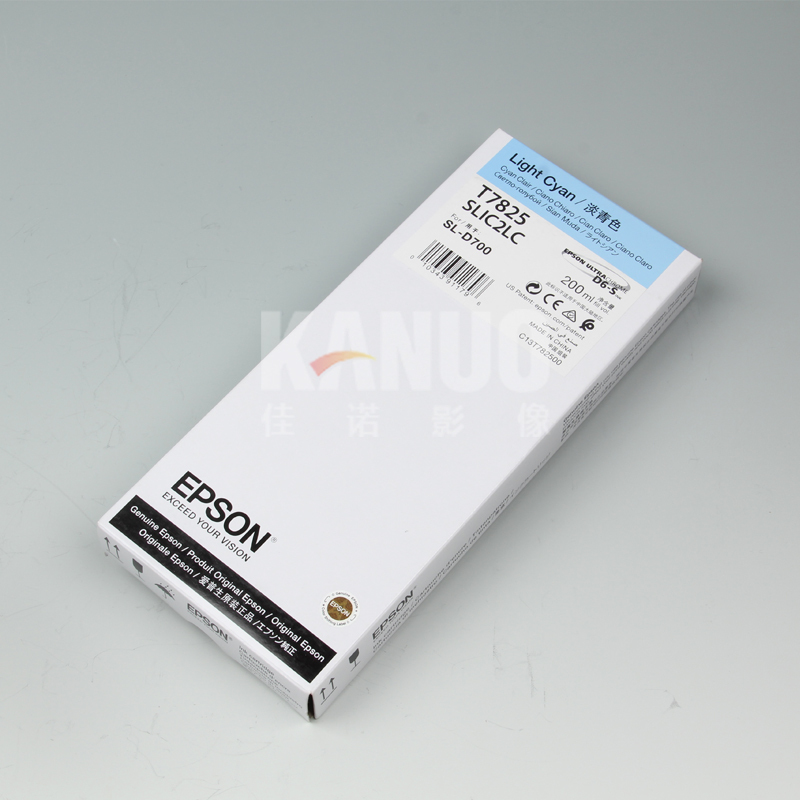 T7825 Sllic2LC SL-D700 LC Color Original Ink Cartridge for Surelab D700 Inkjet Printer Light Cyan