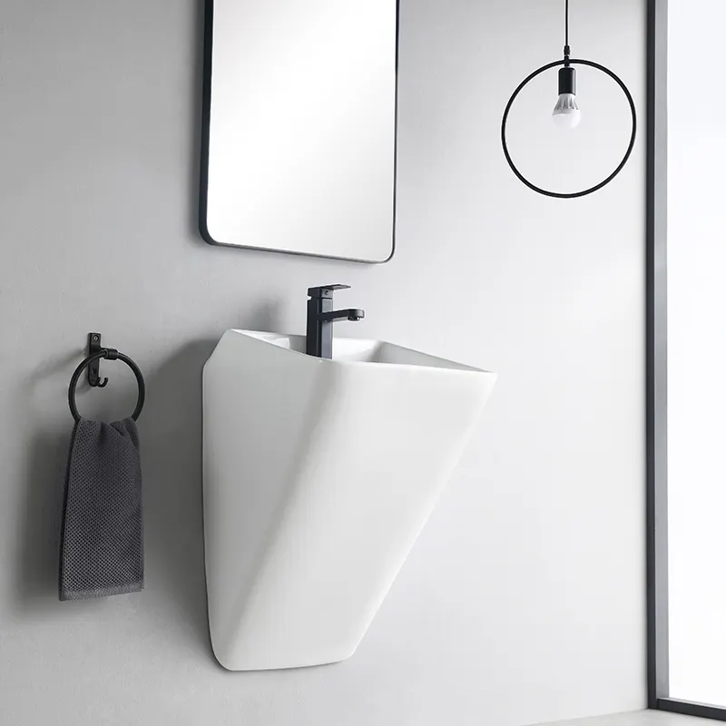 Toilet Sanitary Ware New Ceramic Wall Hung Basin Wall Hanging Sink