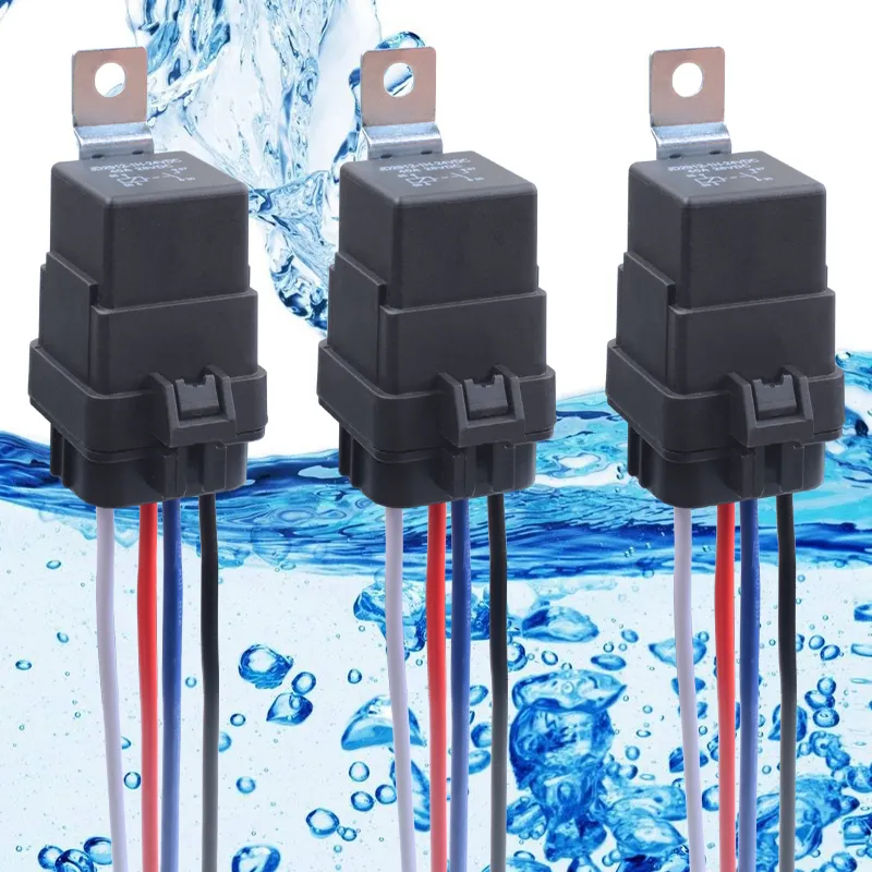 Relay Inmovilizador Automotive De 24Vdc Automotive Car 4 Pin 5Pin 5 Pin 24V Relay 12V Auto Waterproof Relay With Socket