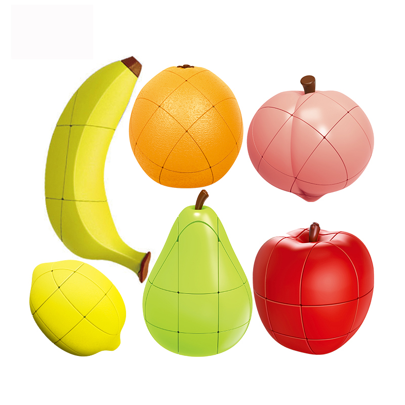 Новый дизайн фрукты творческие игрушки Apple лимон банан 3x3 скоростной волшебный куб, головоломка детские развивающие игрушки для детей