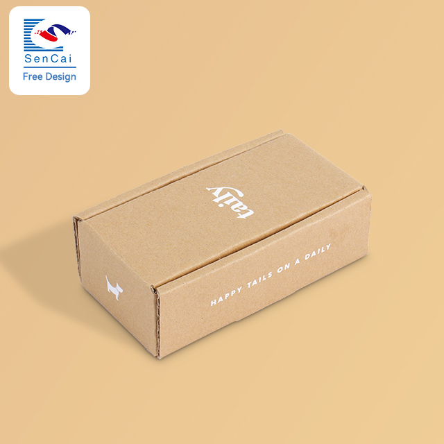 Kraft Mailer Box Paper Packaging Box Rigid Cardboard Kraft Small Boxes For Shipping