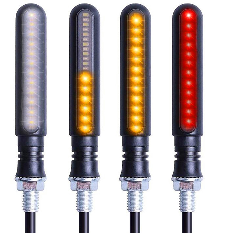 12V Led DRL Вождения тормозной течет динамический последовательным индикатор СВЕТОДИОДНЫЙ индикатор фонарь сигнала поворота