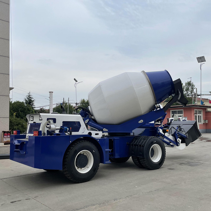Free Shipping Euro 5 EPA 4m3 Automatic Self Loading Mobile Concrete Truck Mixer Machine