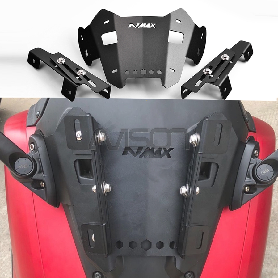 Запчасти для мотоциклов YAMAHA NMAX 155 2021, Модифицированная подставка для бокового зеркала, крепление для зеркала заднего вида, Фиксированный кронштейн