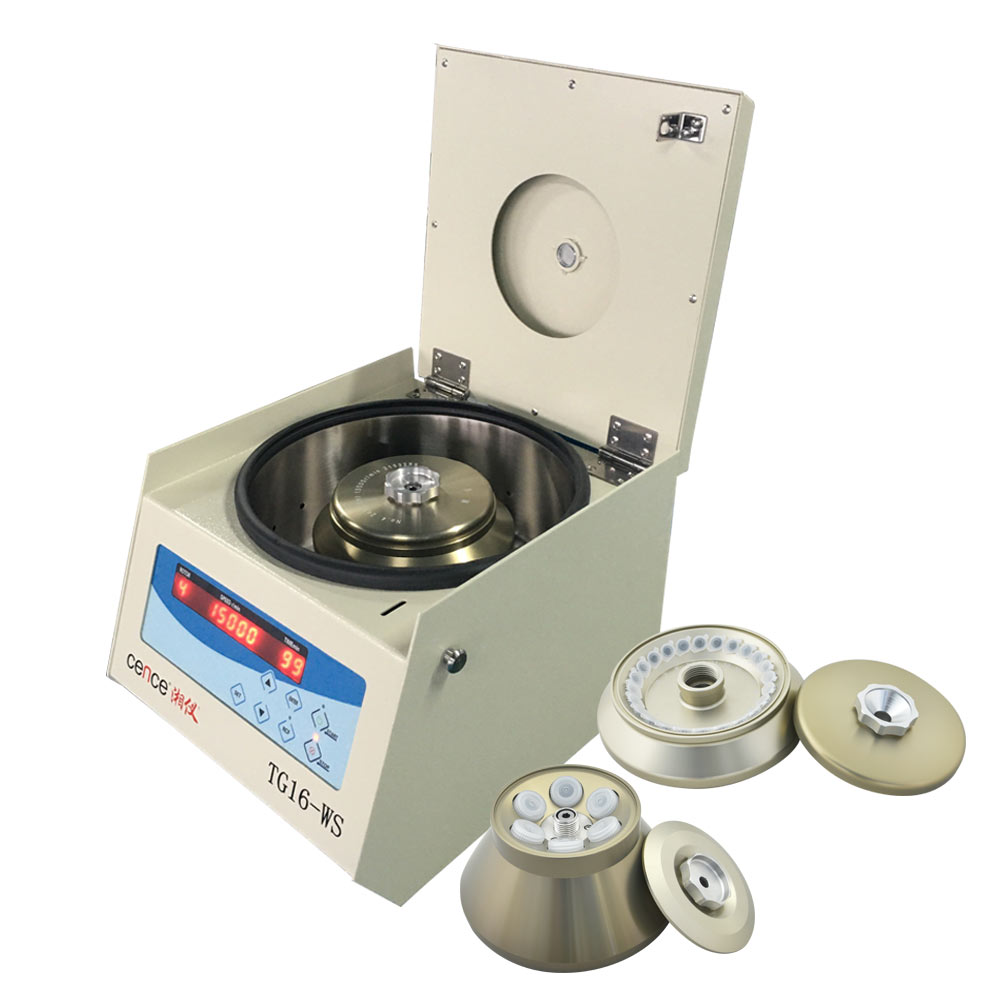 Медицинское лабораторное оборудование benchtop, высокоскоростная центрифуга с угловым ротором