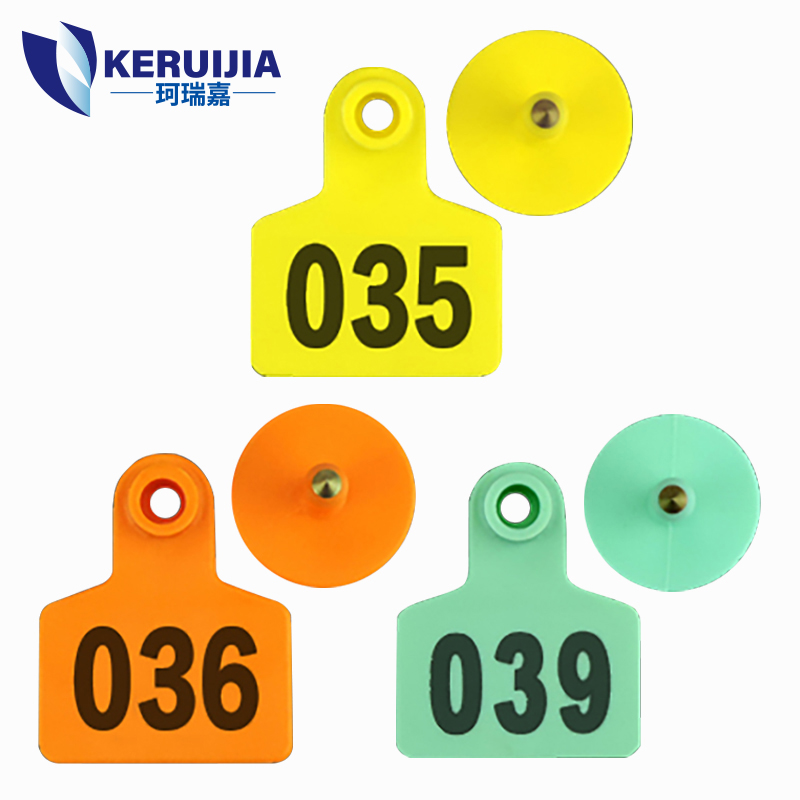 Plastic material Visual goat sheep ear tag for goat from china factory