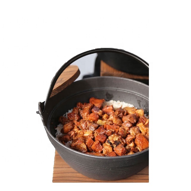 Лидер продаж в Китае, чугунная кастрюля с ручкой и крышкой