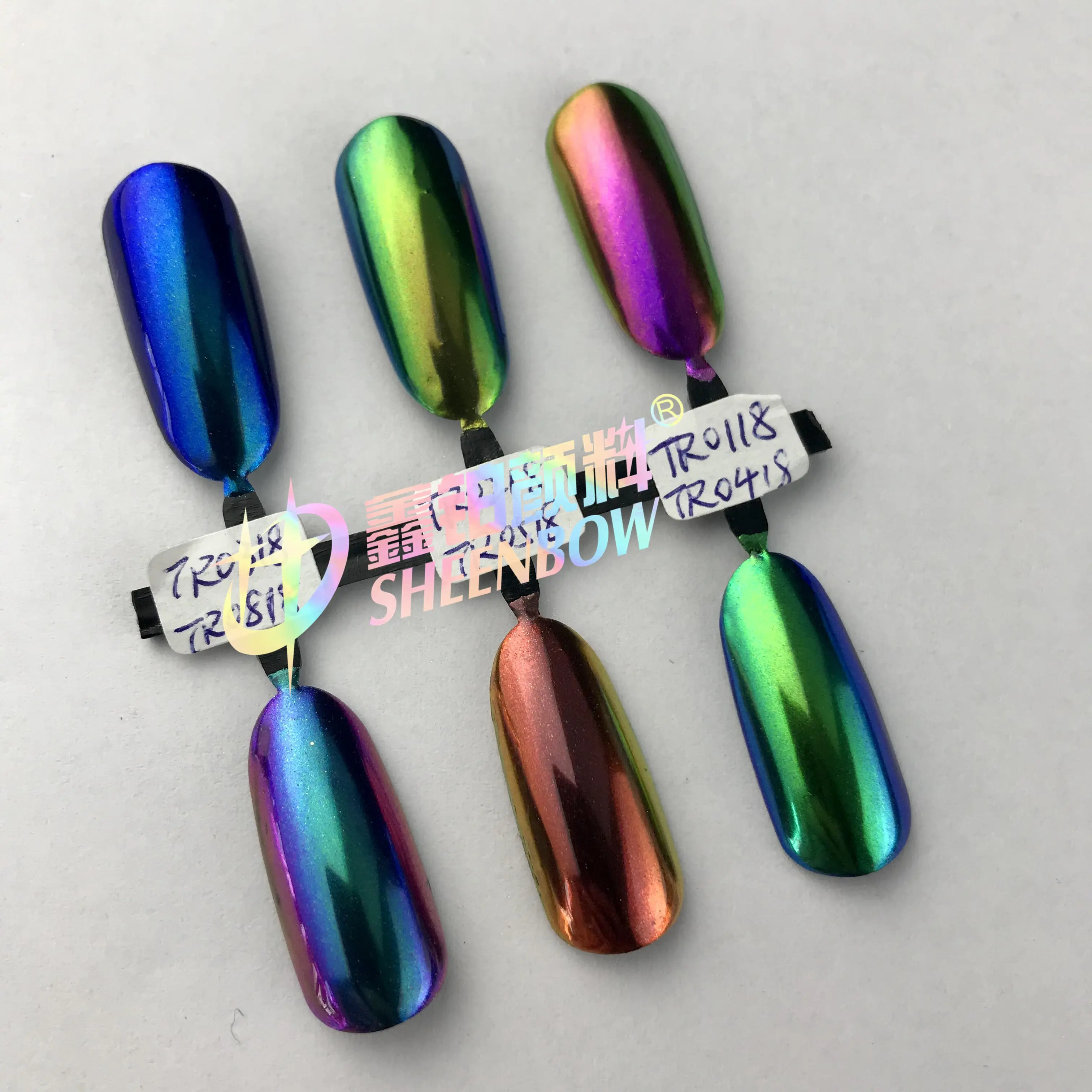 Sheenbow Aurora Nails Pigment Chrome Mirror Powder for Nail art
