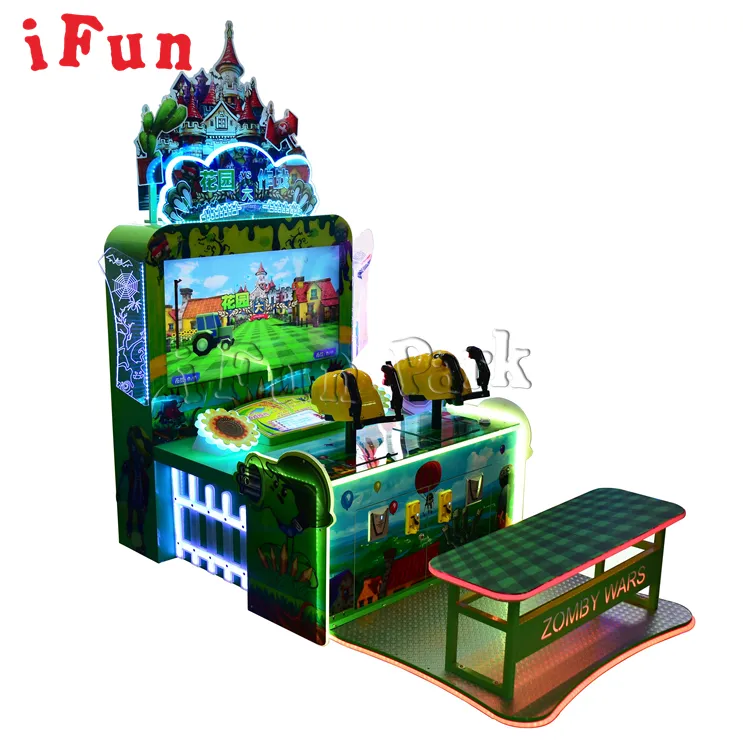 Игровой автомат Ifun Park Zomby wars для стрельбы, детский билет на выкуп, военная игра zomby, аркадные Растения против Зомби, аркадная игра