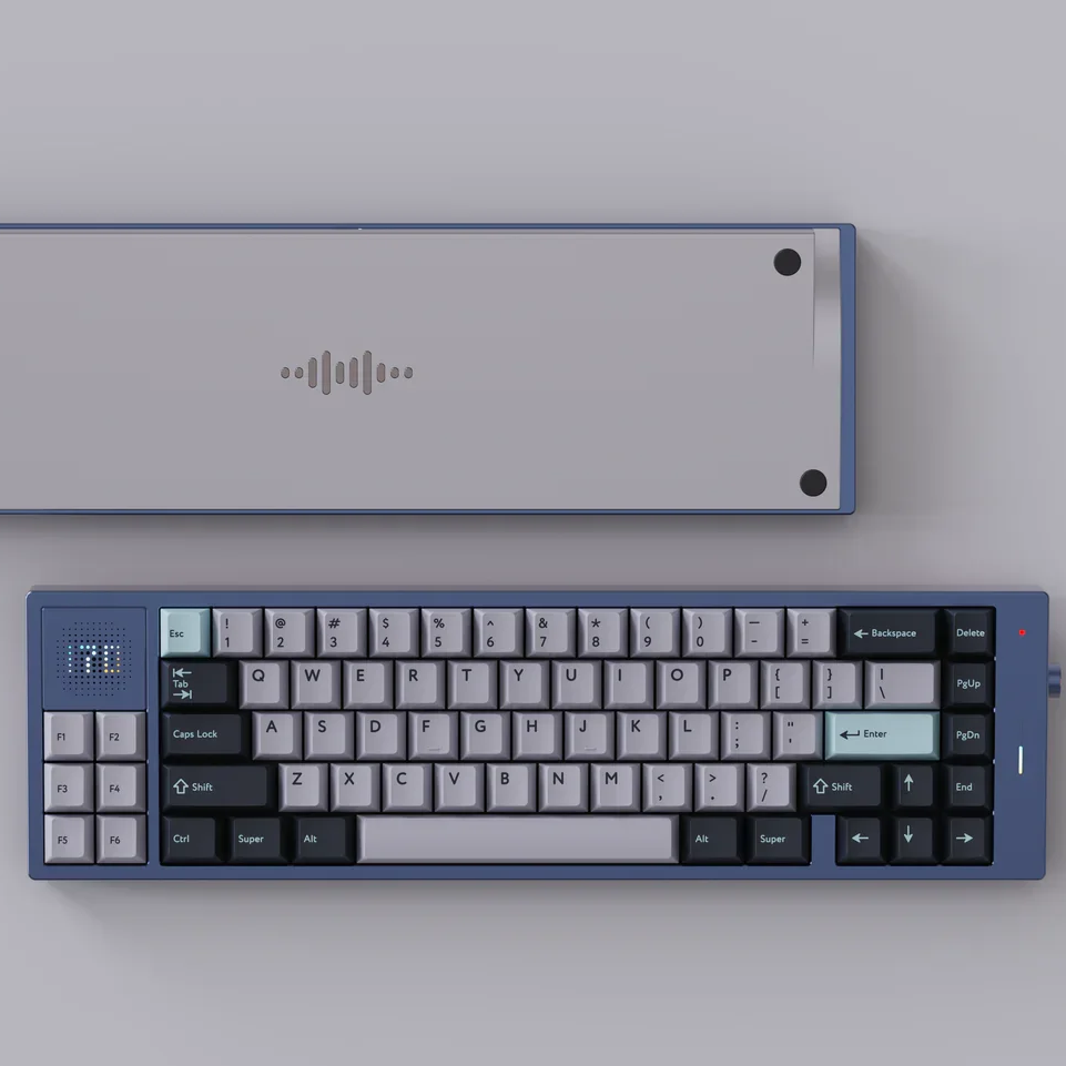 DIY Custom Design Multicolor Anodizing Aluminum Keyboard Case Plate OEM CNC Machining Mechanical Metal Keyboard
