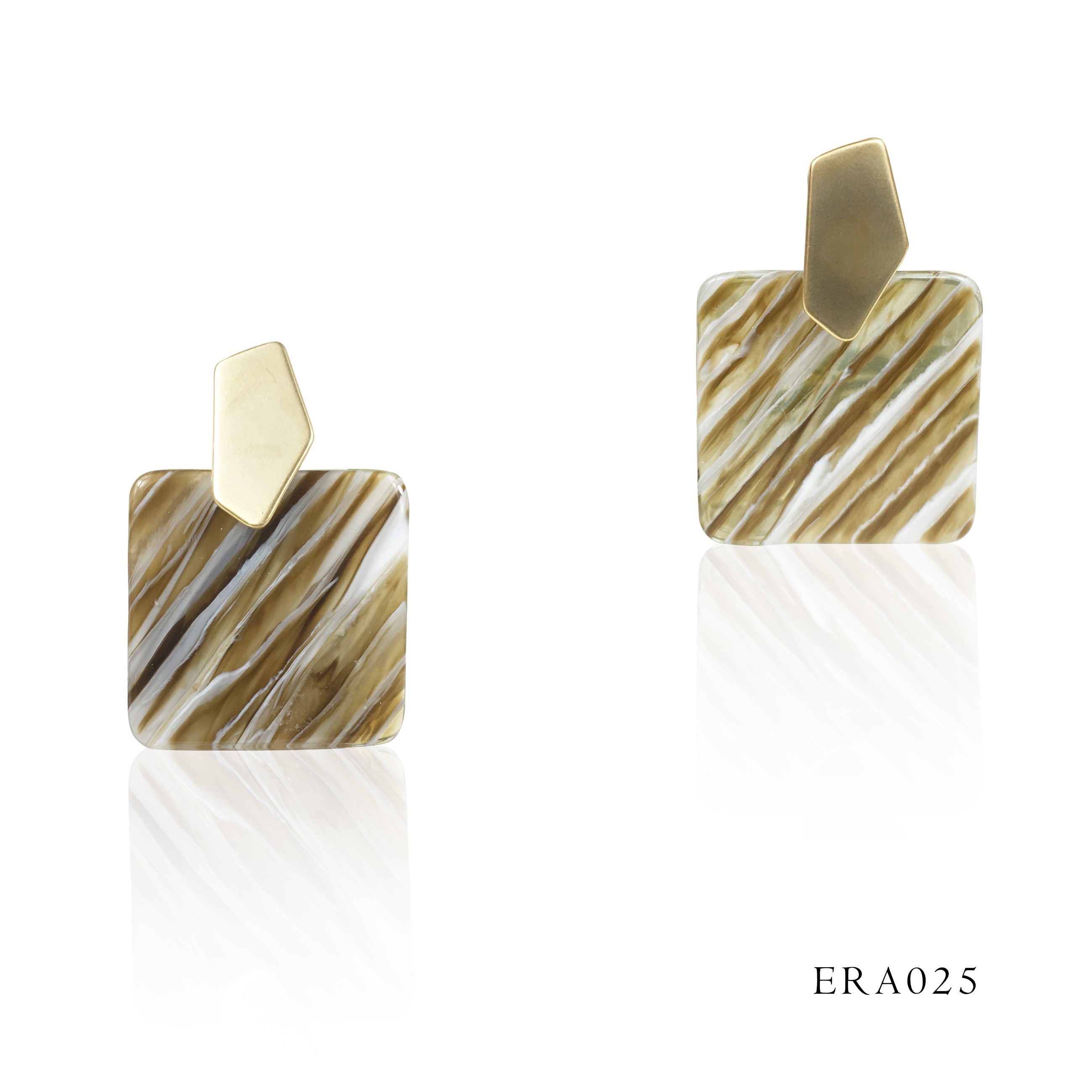 Korean Fashion Temperament Simple Geometric Marble pattern Acrylic fashion Earrings 2020 Women Earrings