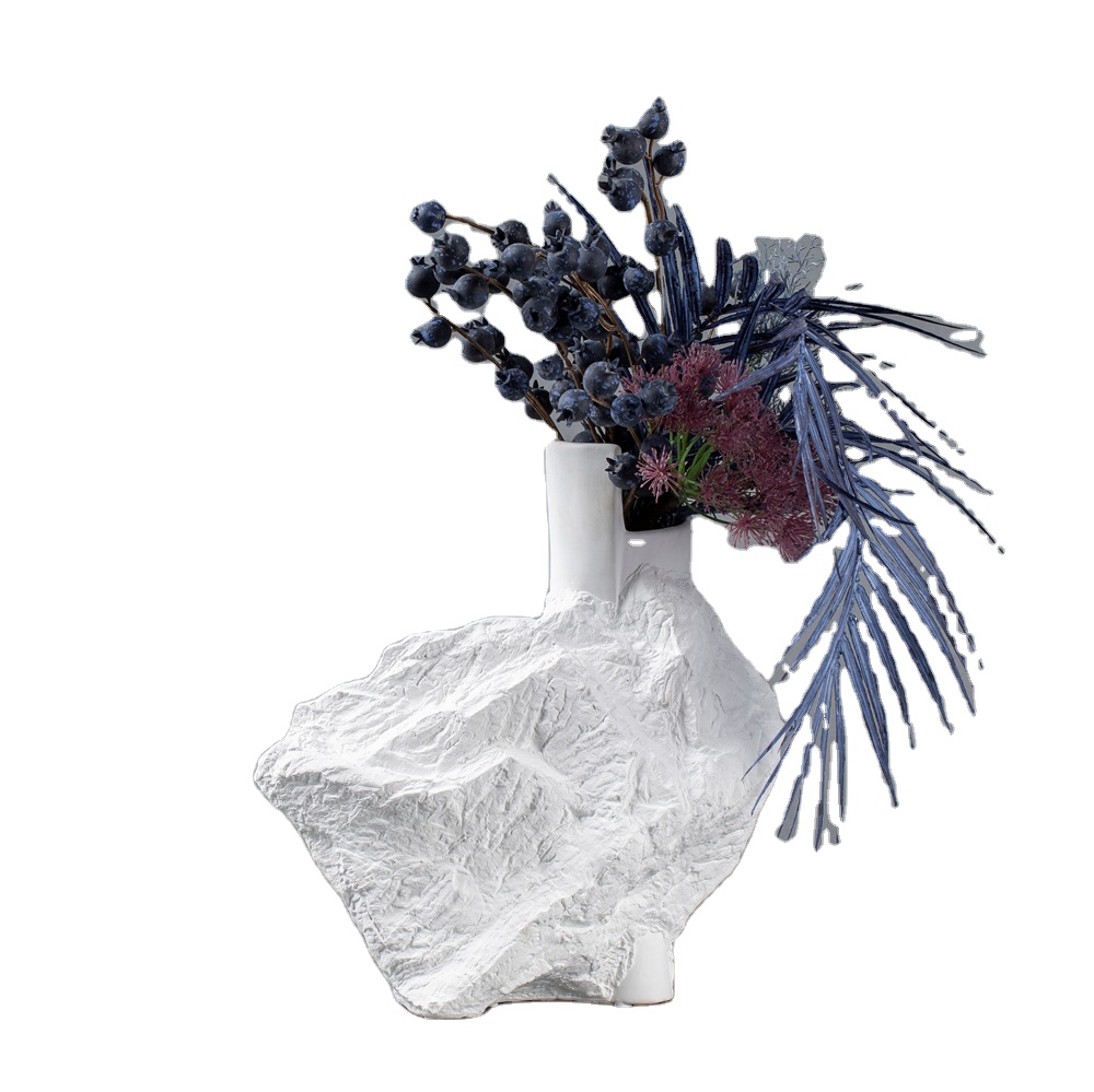 2021 best sellers OEM Modern Nordic Art Crafts Home Decor Pieces Luxury home Decor flower vase and table decorations