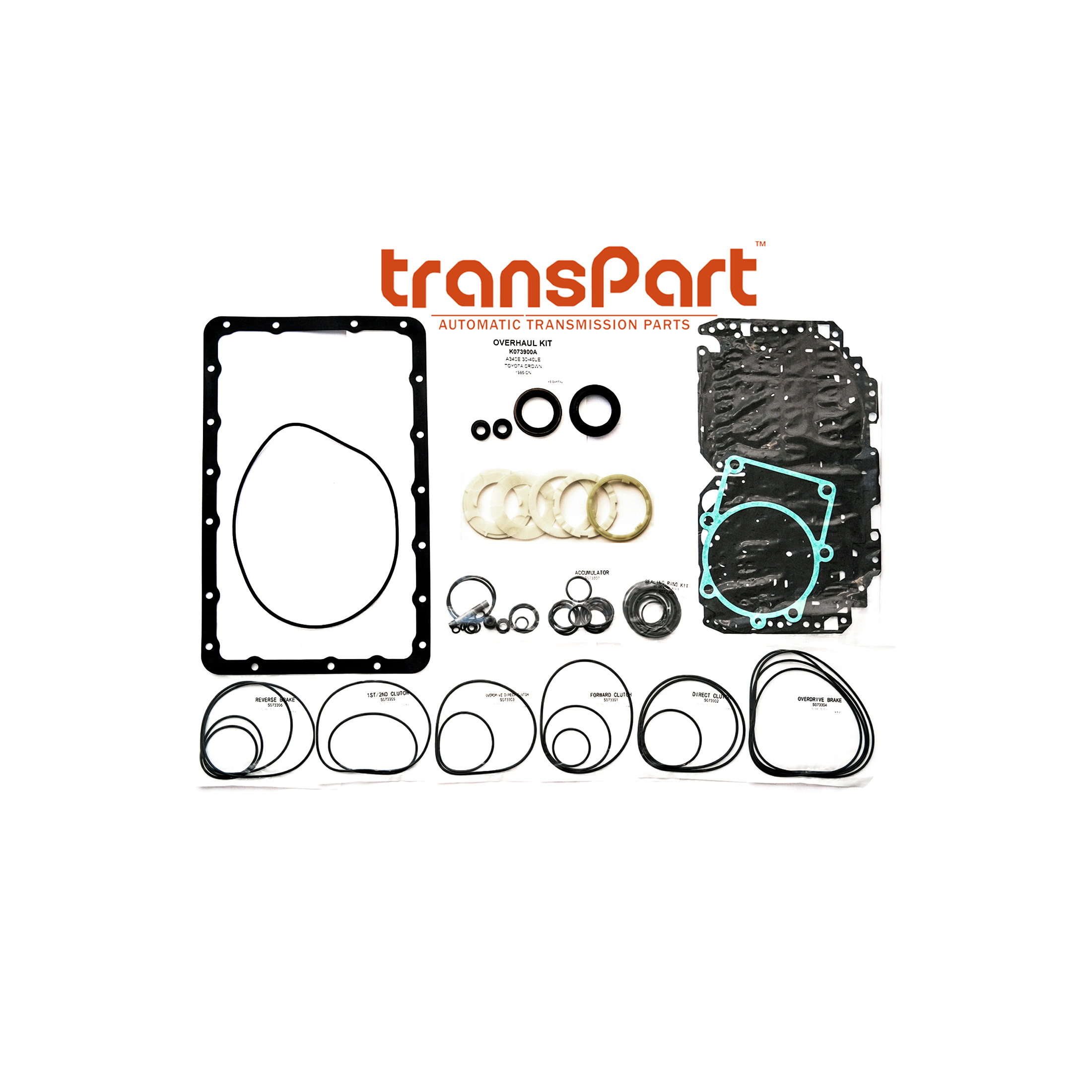 A340E 30-40LE Automatic Transmission Gearbox Overhaul kit Seal Kit for TOYOTA Manufacturer Direct selling