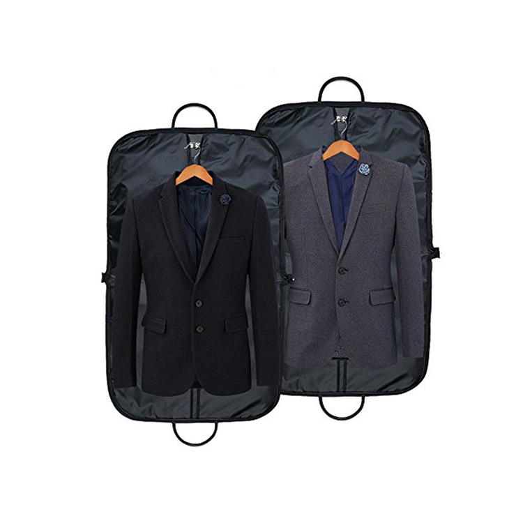 Wholesale personalised custom logo zipper storage packing packaging mens suit non woven garment cover bag
