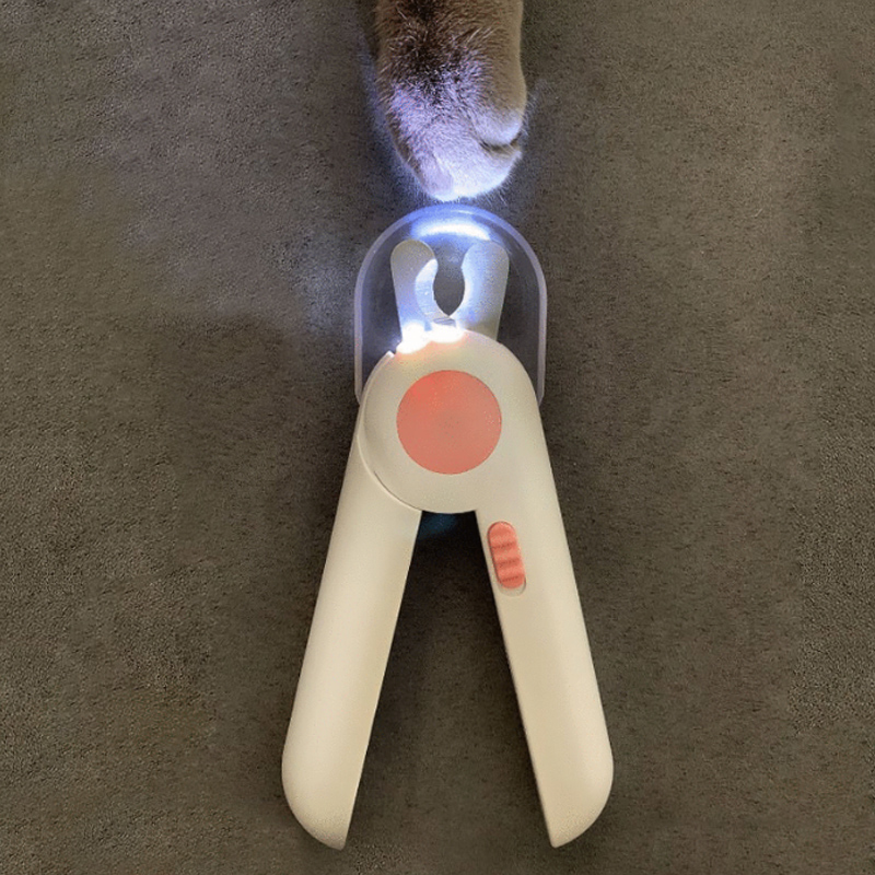Saft and Reliable Stainless Steel Animal Paw Cleaner Cat Dog Toe Pet Nail Clipper for Dogs Light