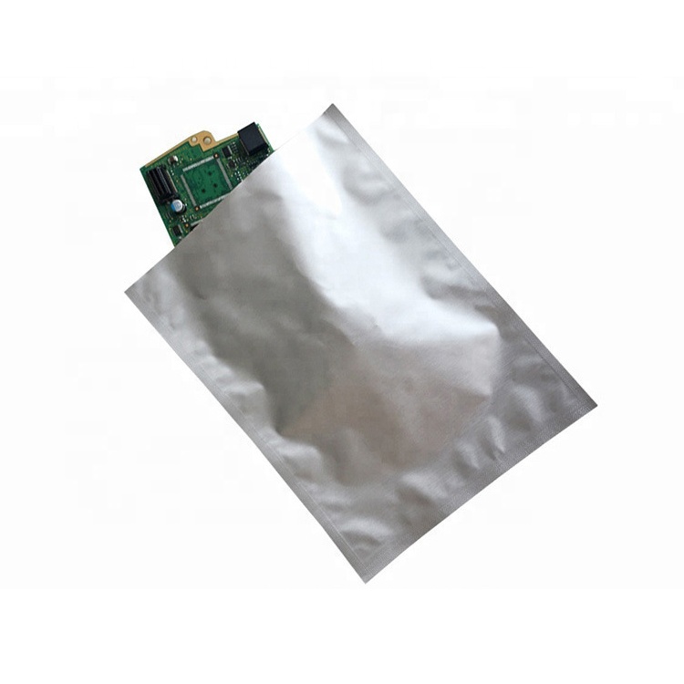 In stock heat seal flat 3 sides sealed mylar open top aluminum foil vacuum packing bag