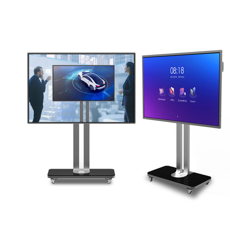 High Quality Android Wifi Lcd 75 Inch 4k Monitor Moving White Board Smart Whiteboard