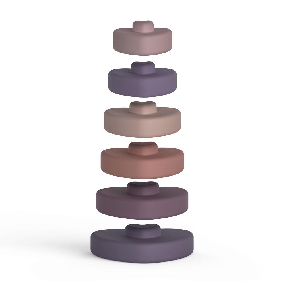 Wosilicone новый дизайн может быть настроен образовательные DIY милые сердца сложены игрушки для детей коробка стиль упаковки шт