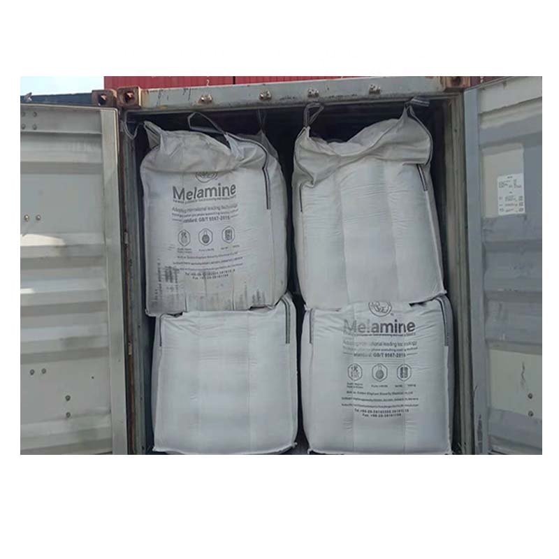 Распределительный материал до меламина 99,8% CAS 108-78-1 Polvo de melamine a granel