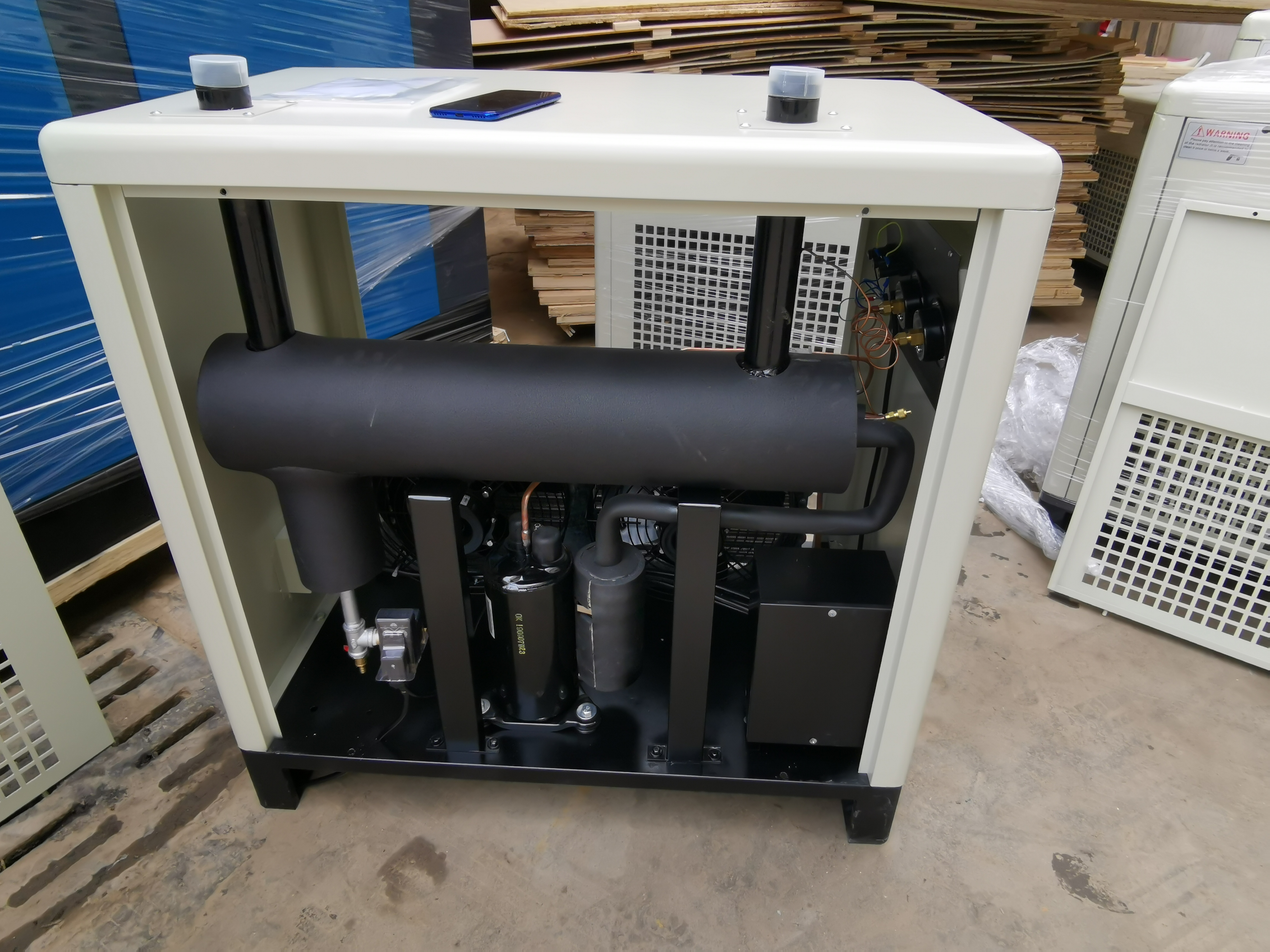Поддержка настроить компрессор кондиционер 50HP охлаждаемый осушитель воздуха 636cfm